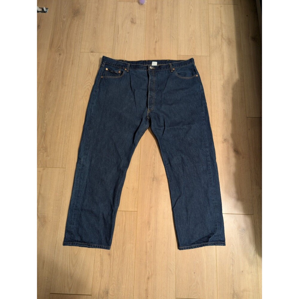 Y2K Levi's 501XX Blue Jeans 46x30 (Fits 42x27) STF 501-0000 2006 501 Dark Indigo